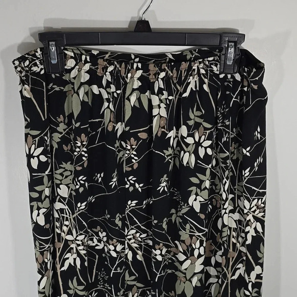 {AGB Byer California} Vintage 90s Leaf Print Maxi Skirt - Size XL - Picture 6 of 11